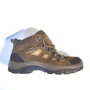 LL BEAN MENS LEATHER MOUNTAIN TREAD HIKERS BOOTS GORE-TEX SIZE 11.5N